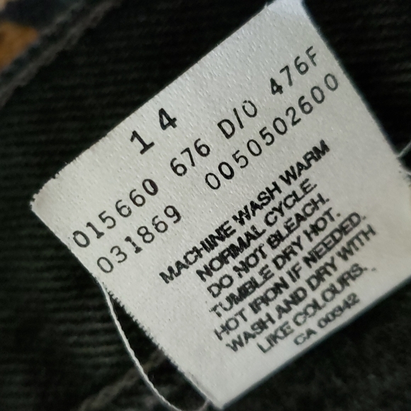 ❤ VINTAGE LEVI'S | 505 Black Denim Straight Leg Regular Fit 29 x 34 - Picture 3 of 16